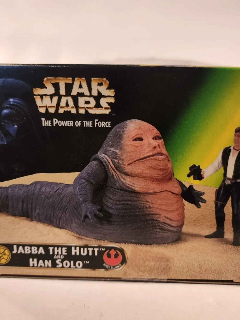 NEW IN BOX  STAR WARS Jabba the Hut and Han Solo action figure set